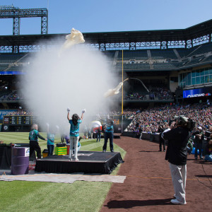Photo of the balloon demonstration