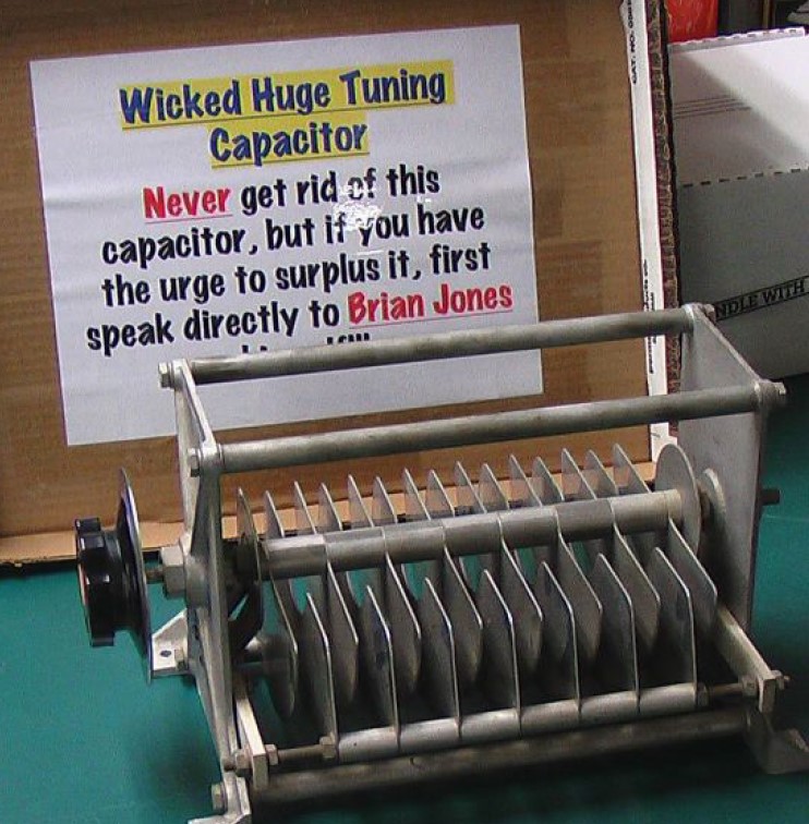 Wicked Huge Tuning Capacitor