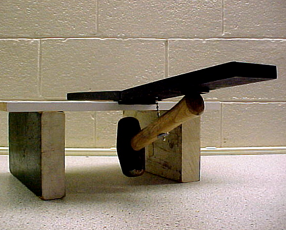 CENTER OF MASS HAMMER AND BOARD CENTER OF MASS HAMMER AND BOARD