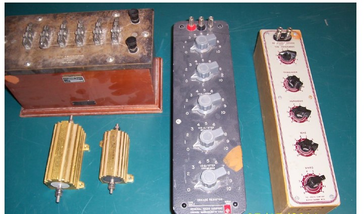 Historical Resistors and Capacitors