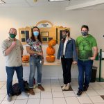 Best themed team pumpkin: Ryan Baker, Adam Whitney, Samuel Cooper, Jamie Dyer